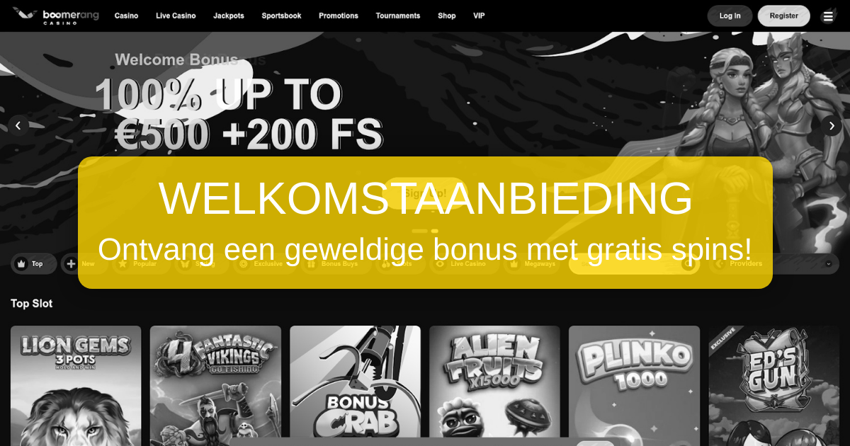 Boomerang Casino Nederland - KSA Vergund Online Casino